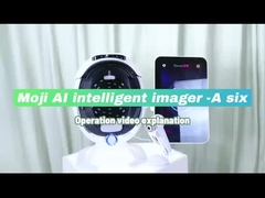 سالن زیبایی دستگاه تست پوست صورت کامل با پشتیبانی چند زبانه UV / RGB / PL Light